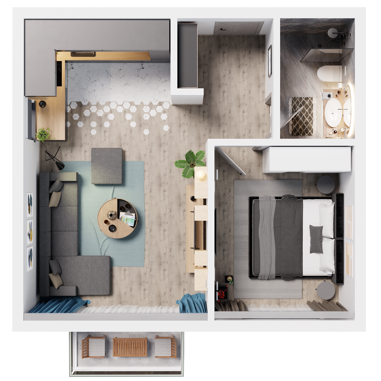 Apartament 2 Camere